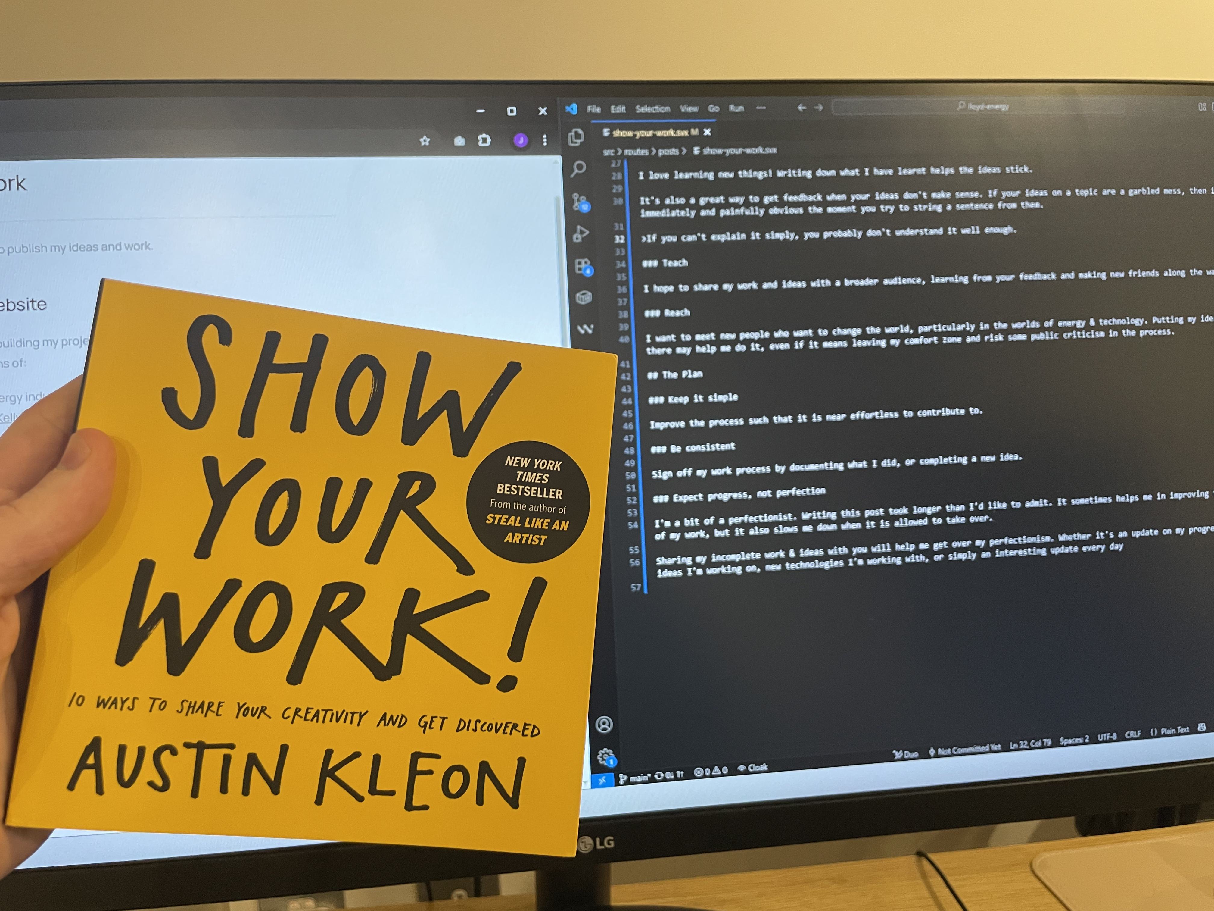 Show Your Work - book